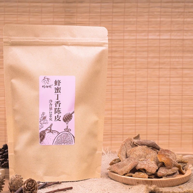 蜂蜜丁香陳皮   農(nóng)家即食陳皮   甘草古方九制老陳皮干蜜餞